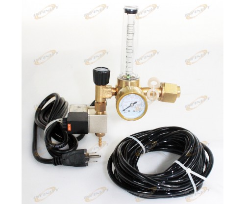 CO2 FLOW METER REGULATOR INJECTION RELEASE SYSTEM EMITTER SOLENOID CONTROLLER